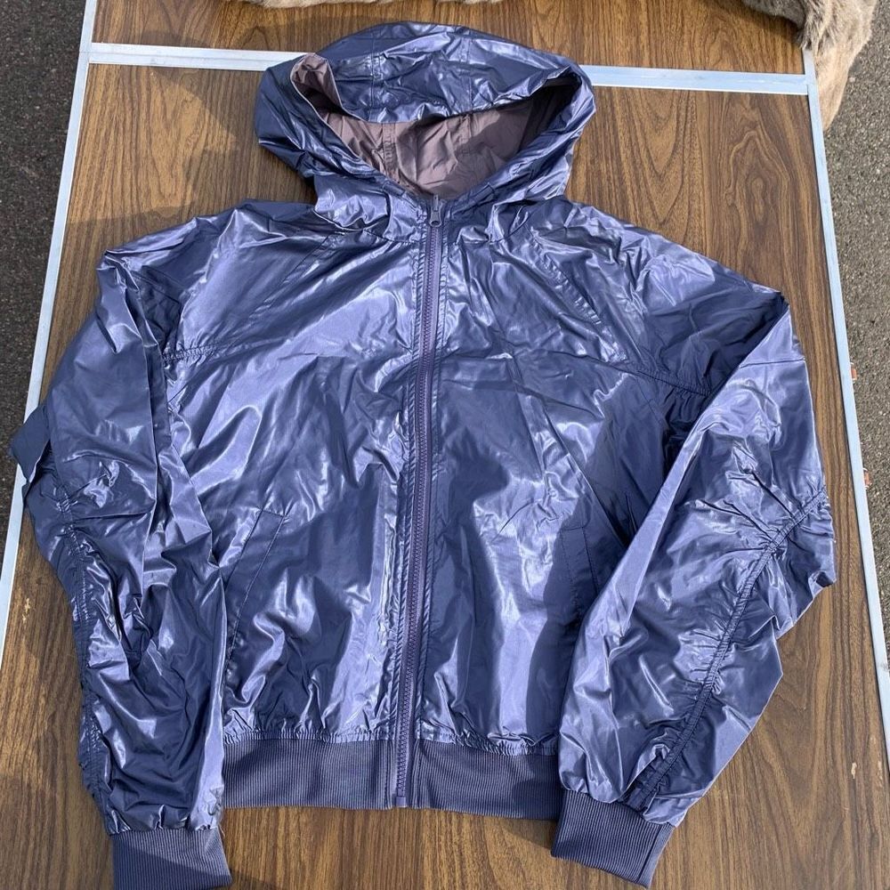 FABLETICS windbreaker jacket hooded reversible sz m womens